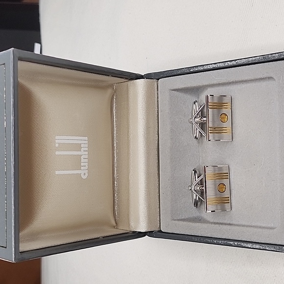 Dunhill cufflinks Authentic - Picture 1 of 8